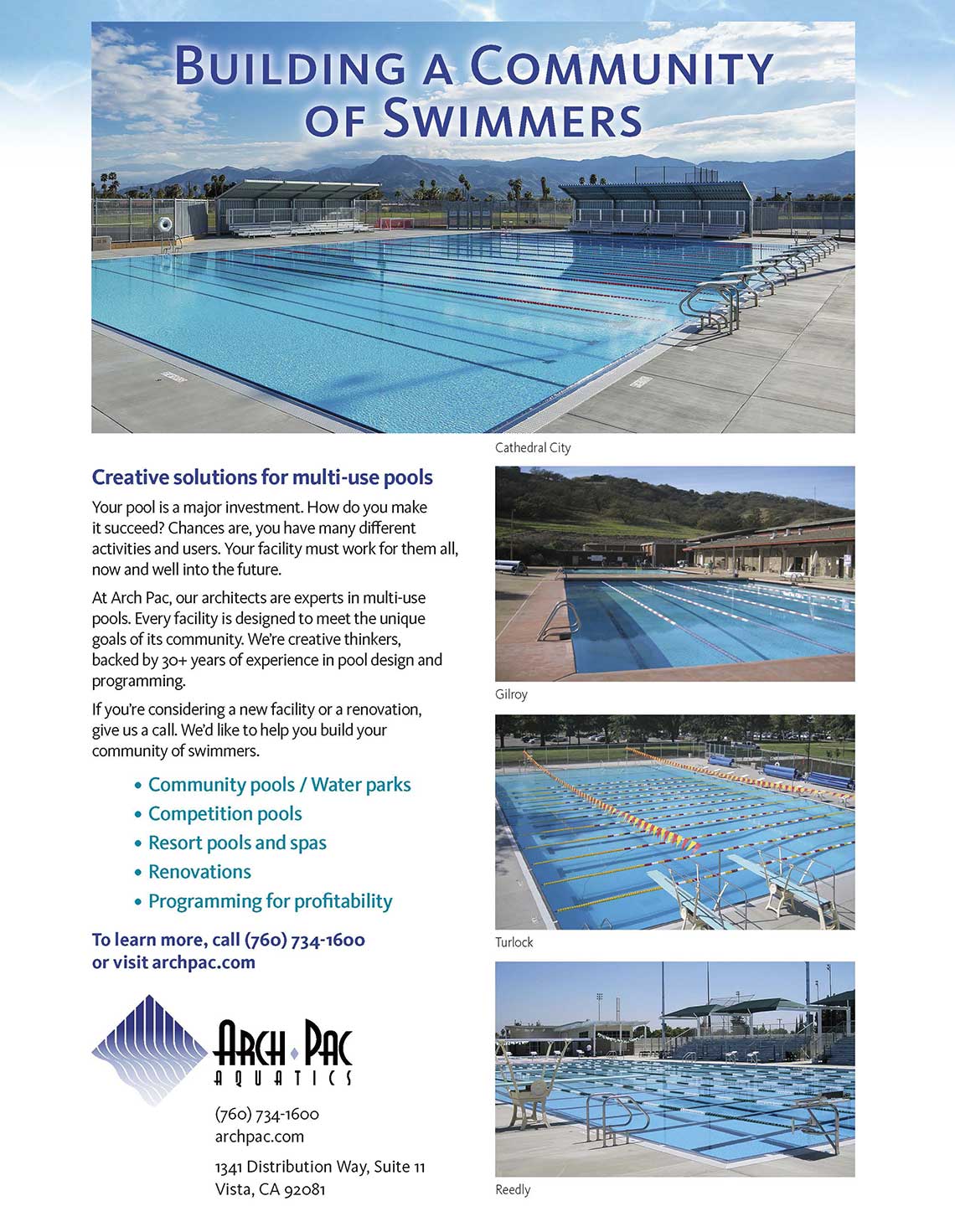 Arch Pac Aquatics Ad