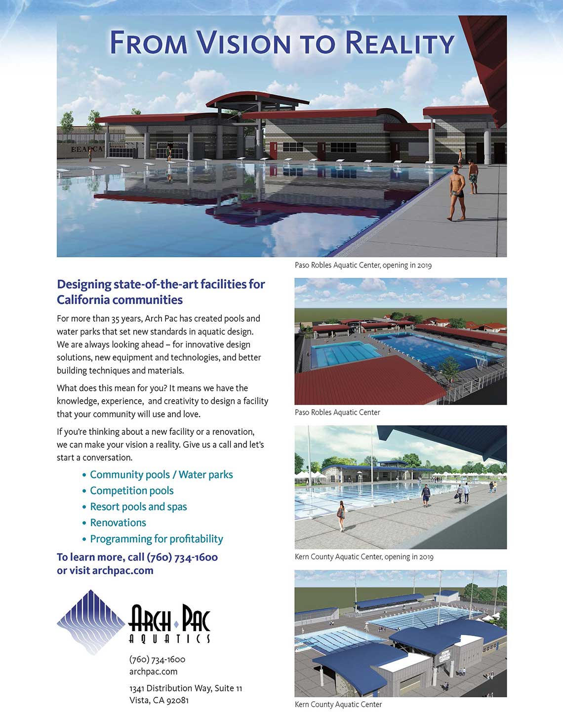 Arch Pac Aquatics Ad