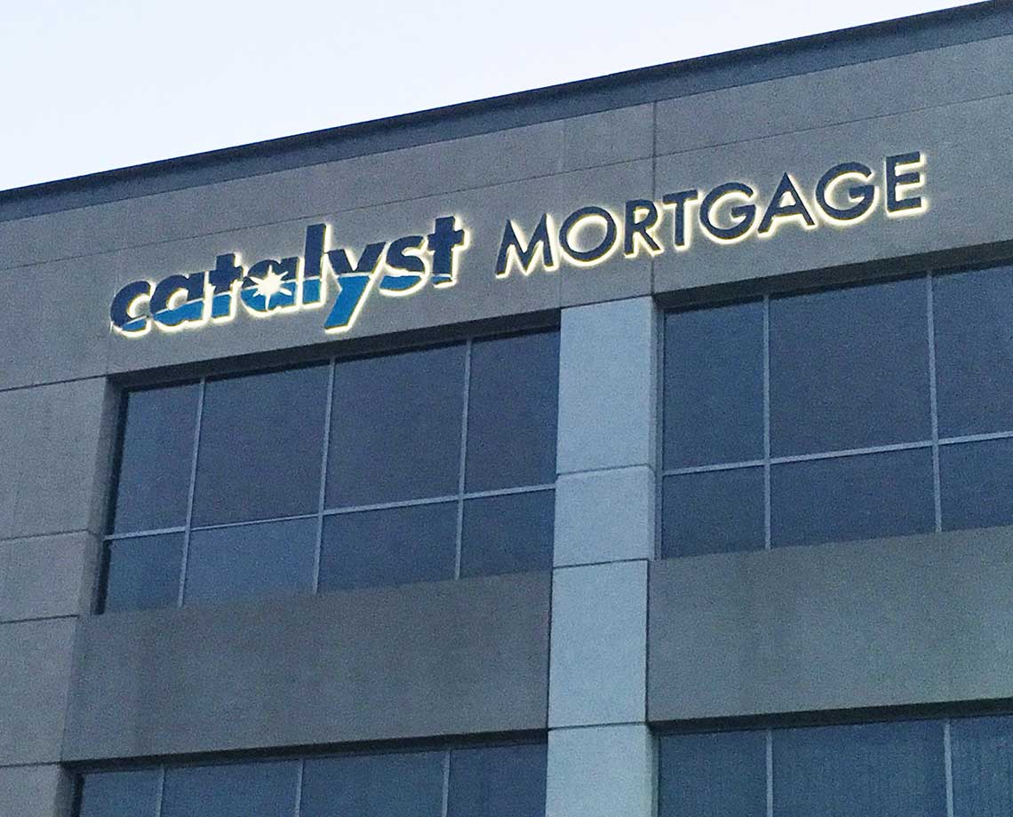 Catalyst Morgage Building Signage