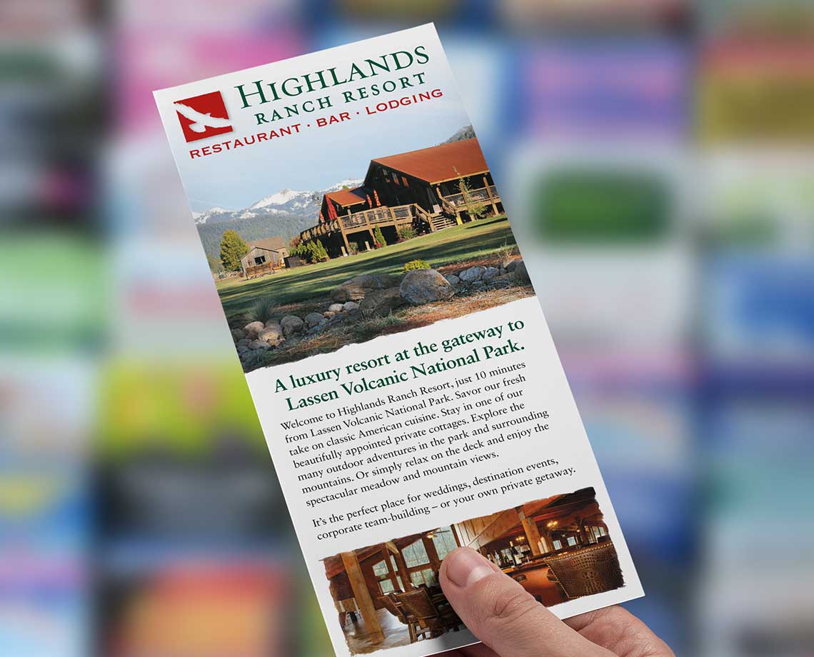 Highlands Ranch Resort Rack Card