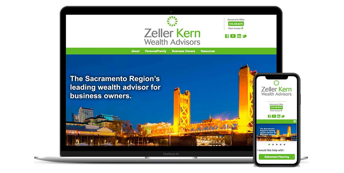 Zeller Kern Wealth Advisors website