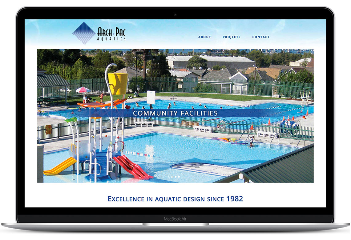 Arch Pac Aquatics website