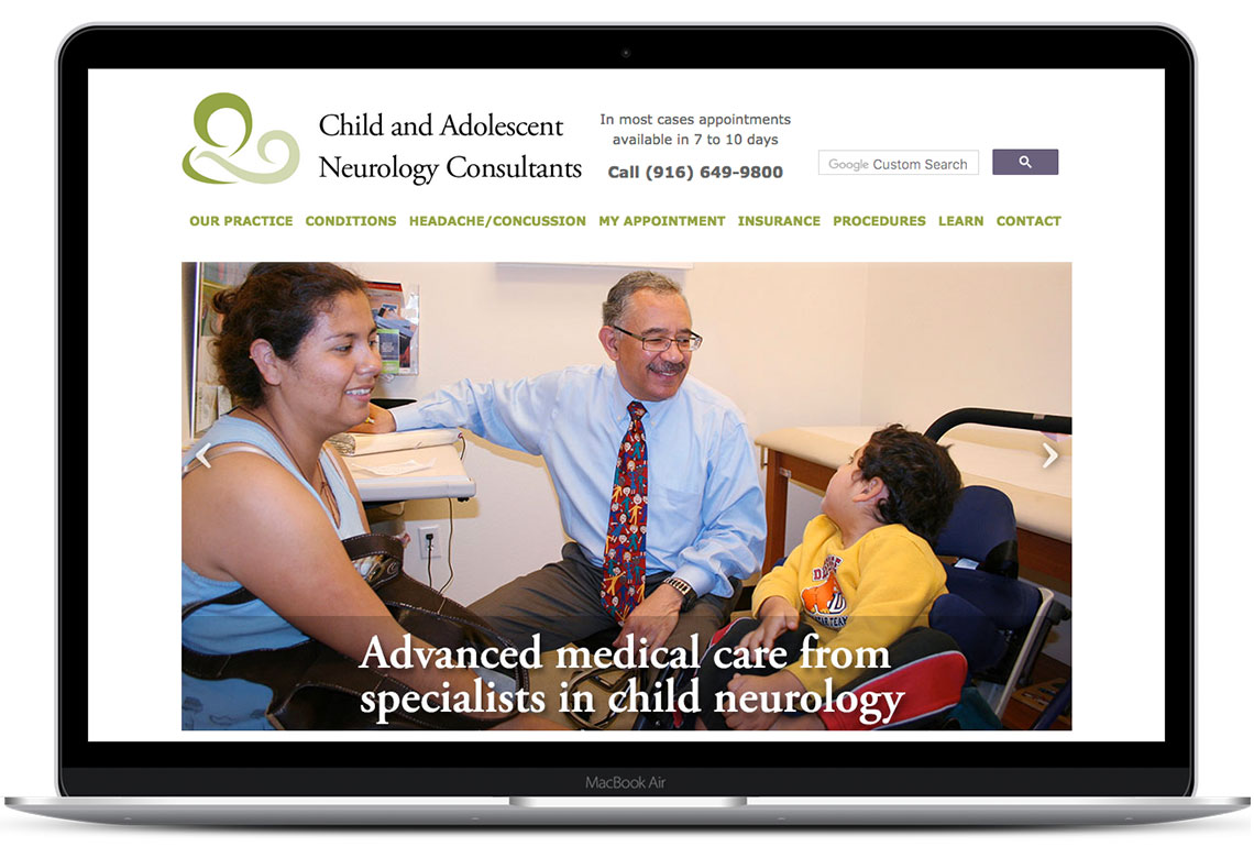 Child and Adolescent Neurology Consultants website