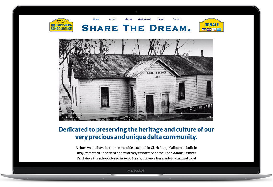 The 1883 Clarksburg Schoolhouse website
